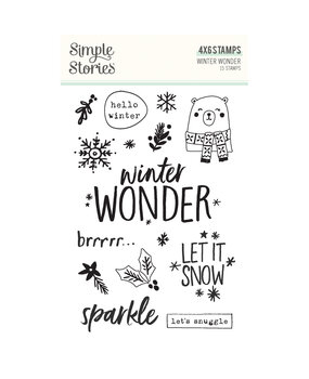 Simple Stories Winter Wonder Clear Stamps (21216) (OUTLET)