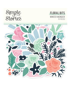 Simple Stories Winter Wonder Floral Bits & Pieces (21220) (OUTLET)