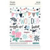 Simple Stories Winter Wonder Rub-ons (21221) (OUTLET)