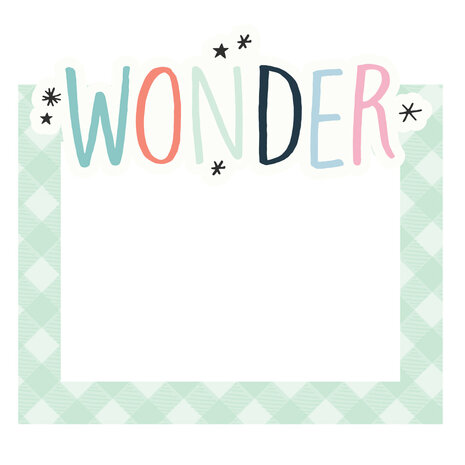 Simple Stories Winter Wonder Chipboard Frames (21224) (OUTLET)