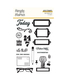 Simple Stories Noteworthy Clear Stamps (21316) (OUTLET)