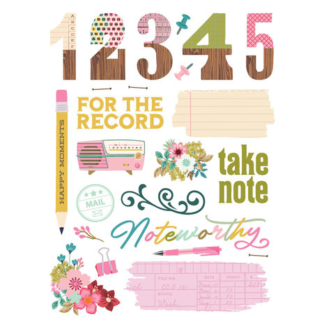 Simple Stories Noteworthy Rub-ons (21323) (OUTLET)