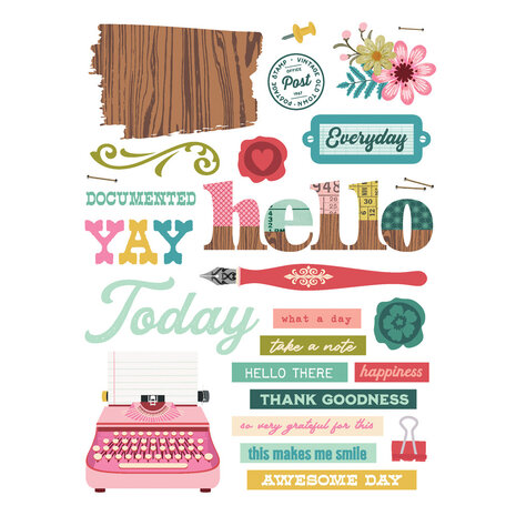 Simple Stories Noteworthy Rub-ons (21323) (OUTLET)