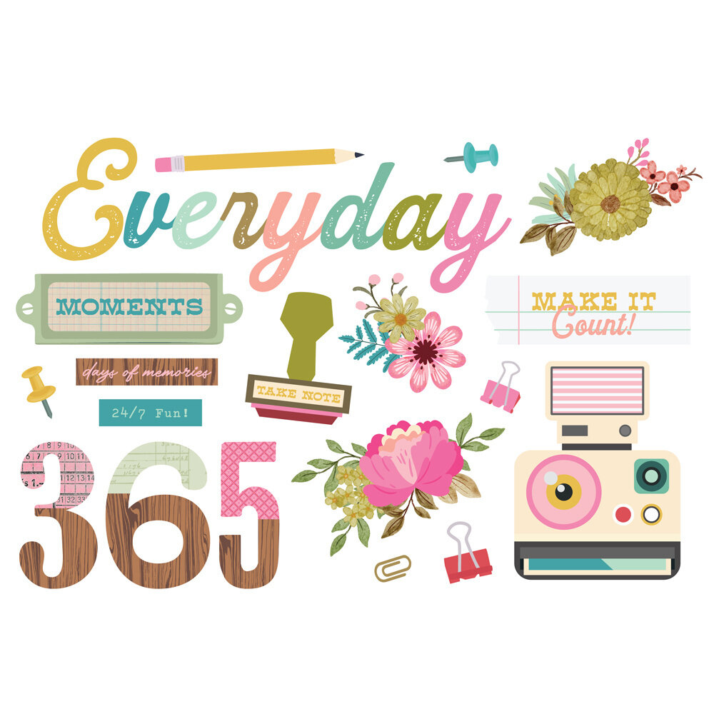 Simple Stories Noteworthy Simple Pages Pieces (21330) (OUTLET)