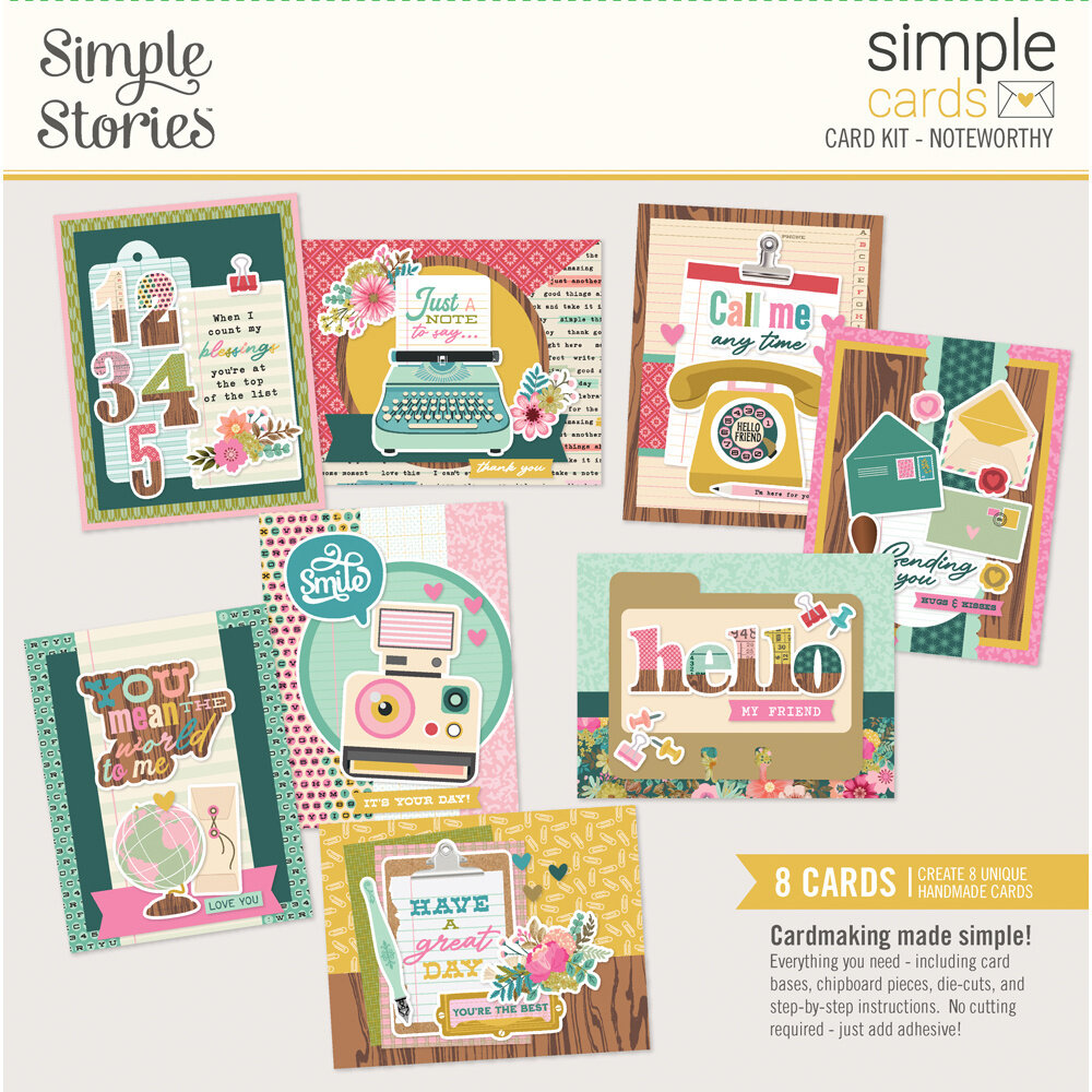 Simple Stories Noteworthy Simple Cards Kit (21331) (OUTLET)