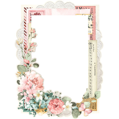 Simple Stories Simple Vintage Love Story Chipboard Frames (21427) (OUTLET)