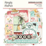 Simple Stories Simple Vintage Love Story Chipboard Clusters (21428) (OUTLET)