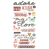Simple Stories Simple Vintage Love Story Foam Stickers (21429) (OUTLET)