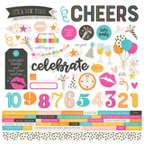 Simple Stories Happy New Year Cardstock Stickers (21901) (OUTLET)