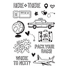 Simple Stories Pack Your Bags Clear Stamps (22116) (OUTLET)
