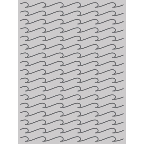 Simple Stories Just Beachy Stencil Beach Waves (22330) (OUTLET)