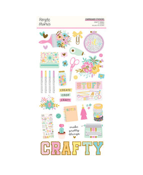 Simple Stories Crafty Things Chipboard (22517) (OUTLET)