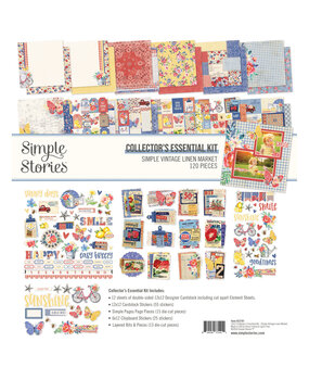 Simple Stories Simple Vintage Linen Market Collectors Essentials Kit (22701) (OUTLET)