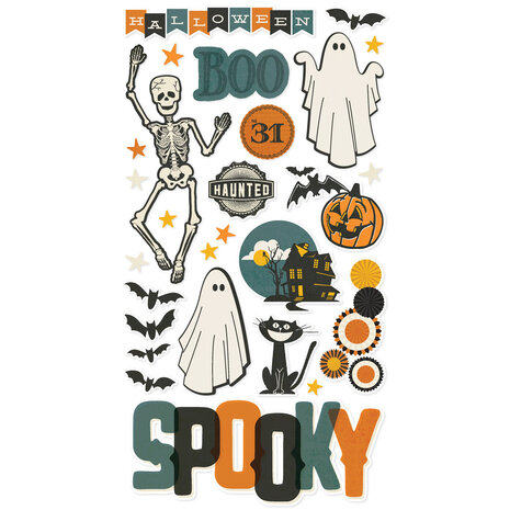 Simple Stories Simple Vintage Scary Stories Chipboard (22816) (OUTLET)
