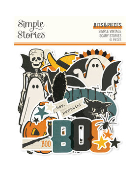 Simple Stories Simple Vintage Scary Stories Bits & Pieces (22817) (OUTLET)