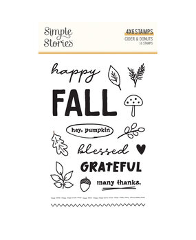 Simple Stories Cider & Donuts Stamps (22916) (OUTLET)