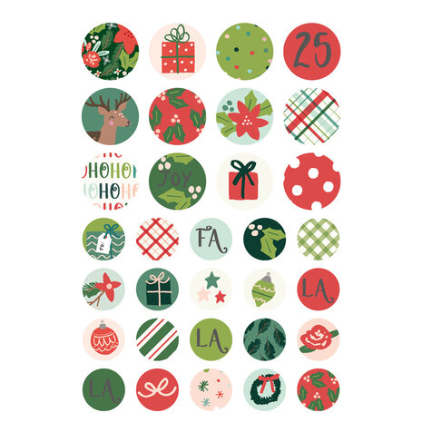 Simple Stories Santa's Village Sticker Book (23022) (OUTLET)