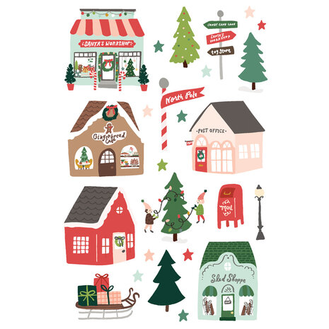 Simple Stories Santa's Village Sticker Book (23022) (OUTLET)