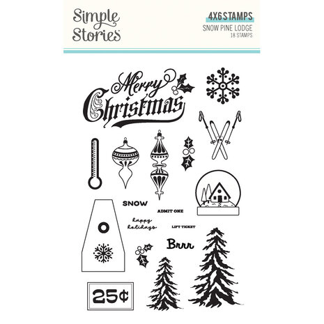 Simple Stories Snow Pine Lodge Stamps (23116) (OUTLET)