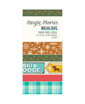 Simple Stories Snow Pine Lodge Washi Tape (23130) (OUTLET)