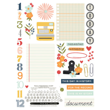 Simple Stories For The Record Rub Ons (23527) (OUTLET)