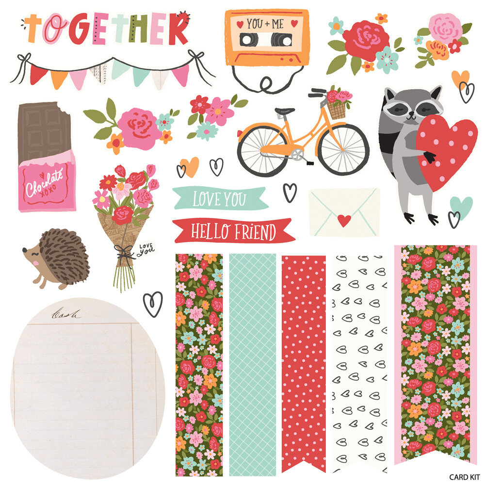 Simple Stories Heartstrings Simple Cards Kit (23616) (OUTLET)