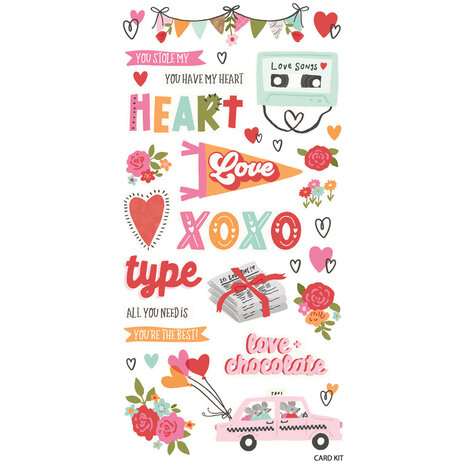 Simple Stories Heartstrings Simple Cards Kit (23616) (OUTLET)