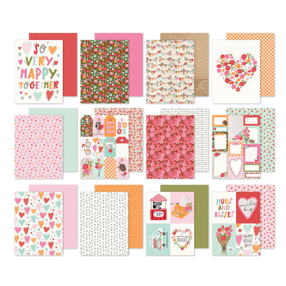 Simple Stories Heartstrings 6x8 Inch Paper Pad (23617) (OUTLET) Simple Stories Heartstrings 6x8 Inch Paper Pad (23617) (OUTLET)