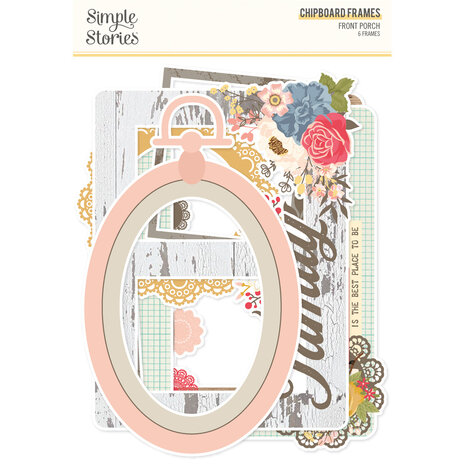 Simple Stories Front Porch Chipboard Frames (23826) (OUTLET)