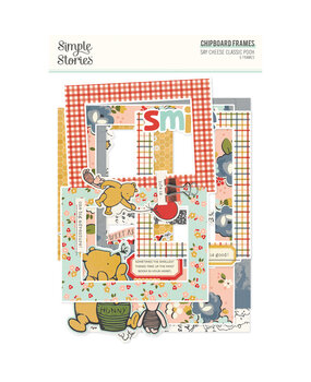 Simple Stories Say Cheese Classic Pooh Chipboard Frames (23927) (OUTLET)