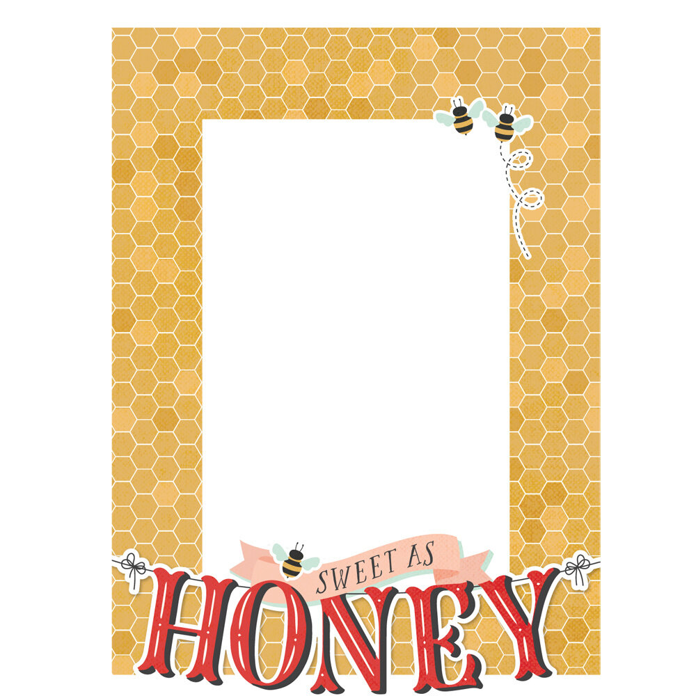 Simple Stories Say Cheese Classic Pooh Chipboard Frames (23927) (OUTLET)