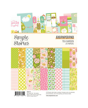 Simple Stories Tea Garden 6x8 Inch Pad (24115) (OUTLET)