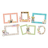 Simple Stories Simple Vintage Flower Shoppe Chipboard Frames (24226) (OUTLET)