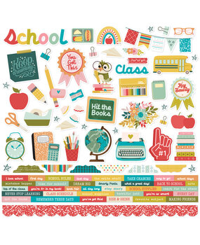 Simple Stories Book Fair Cardstock Stickers (24602) (OUTLET)