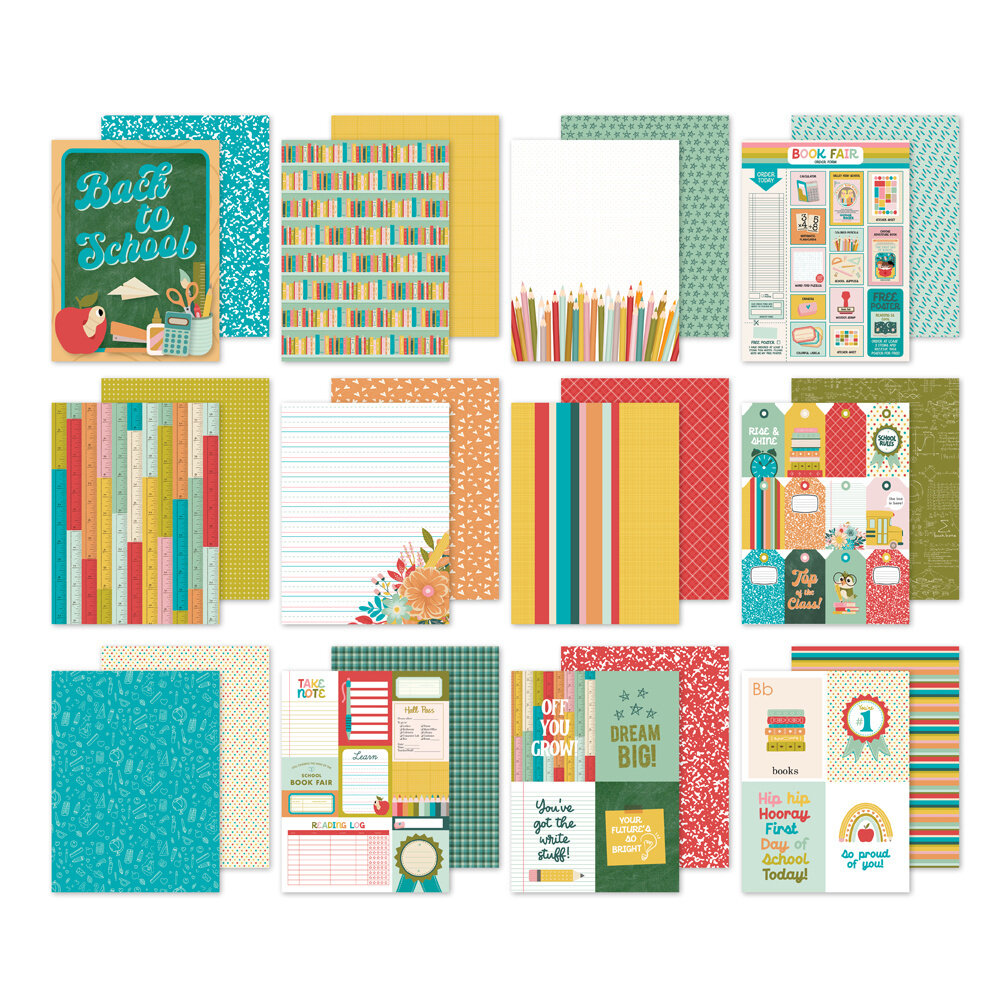 Simple Stories Book Fair 6x8 Inch Paper Pad (24615) (OUTLET)