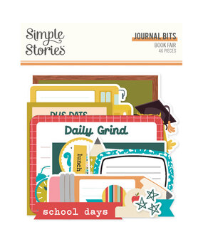 Simple Stories Book Fair Journal Bits & Pieces (24619) (OUTLET)