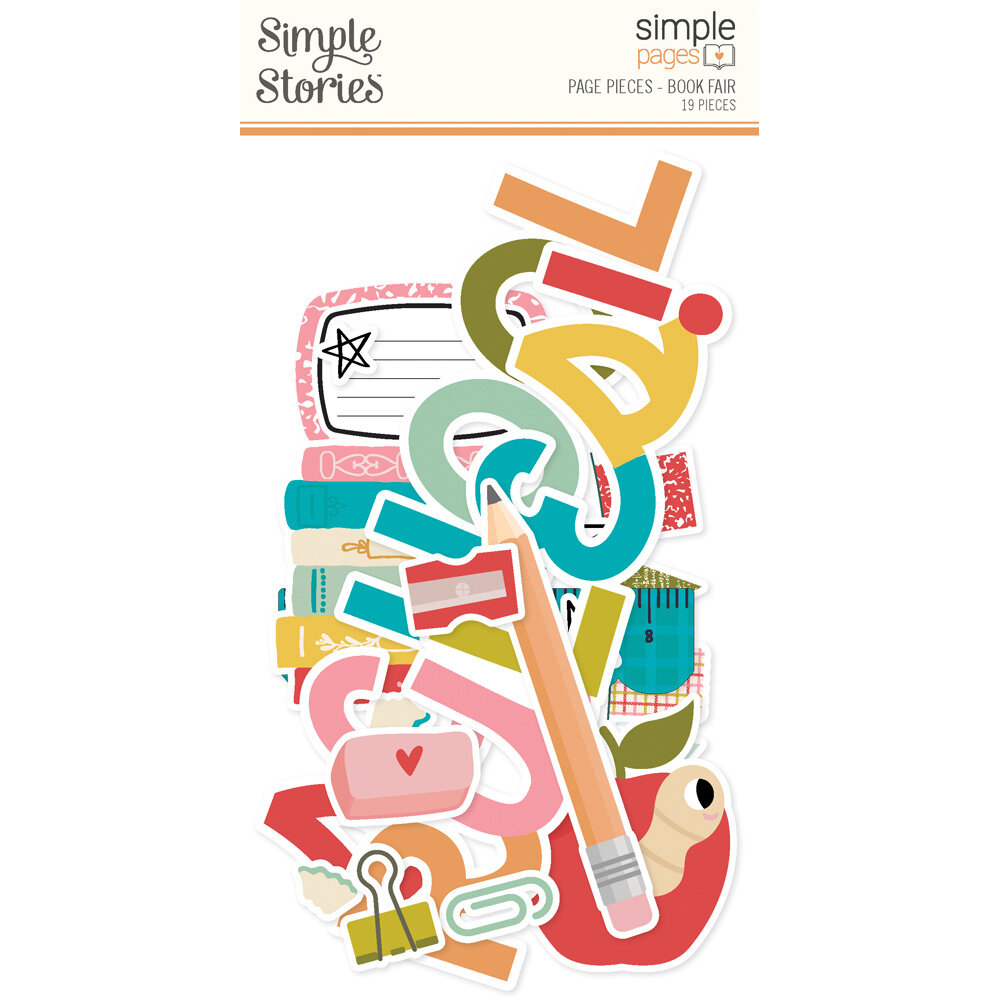 Simple Stories Book Fair Simple Pages Pieces (24625) (OUTLET)