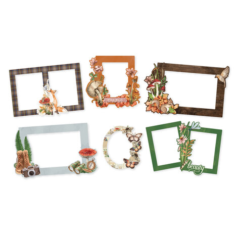 Simple Stories Simple Vintage Woodlands Chipboard Frames (24727) (OUTLET)