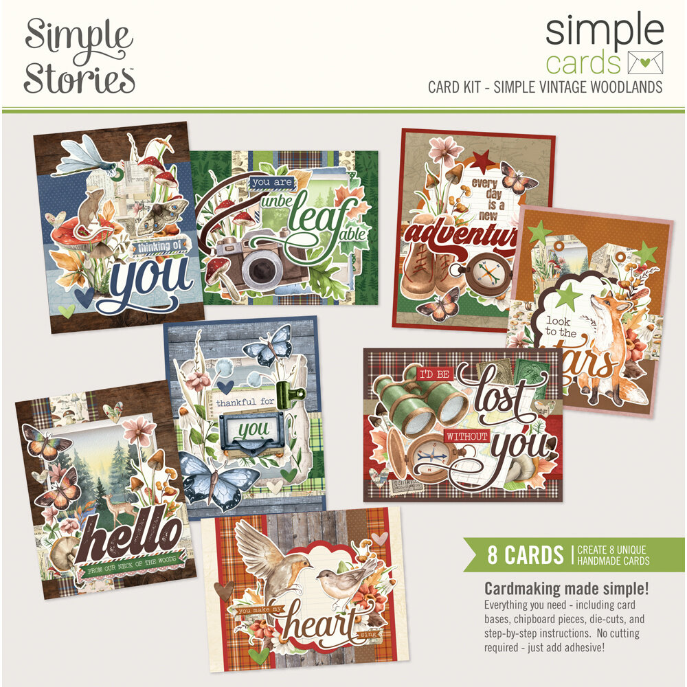 Simple Stories Simple Vintage Woodlands Simple Cards Kit (24734) (OUTLET)