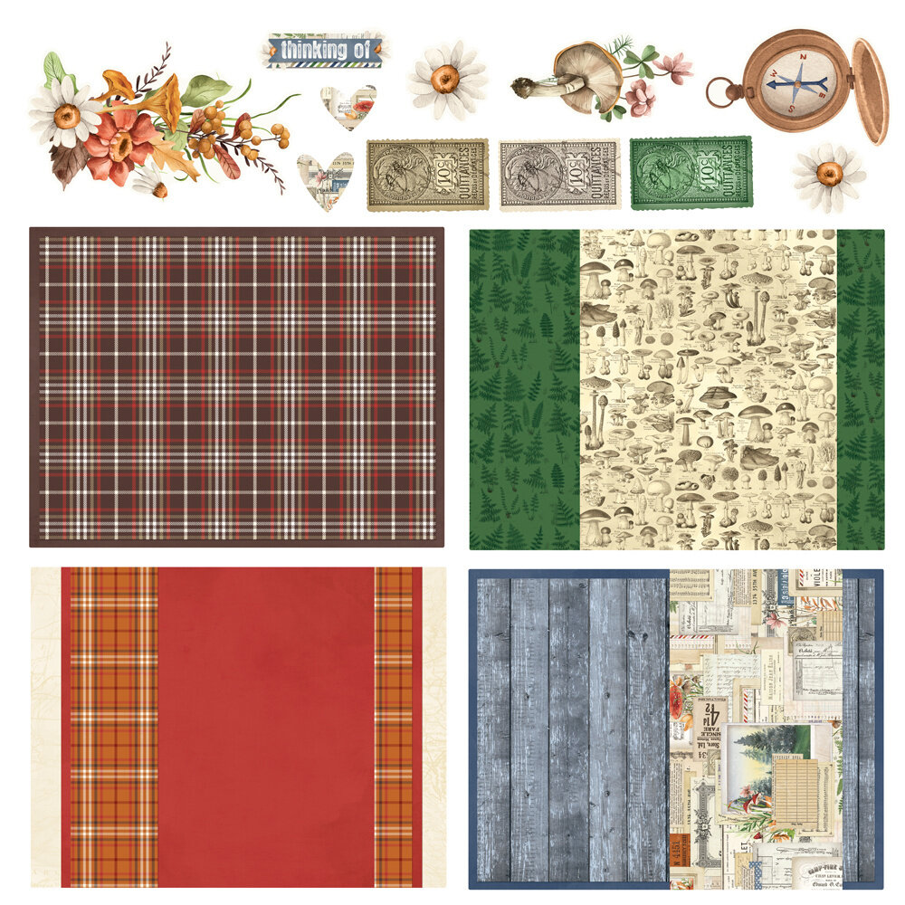 Simple Stories Simple Vintage Woodlands Simple Cards Kit (24734) (OUTLET)