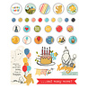 Simple Stories Say Cheese Classic Pooh Birthday Decorative Brads (24812) (OUTLET)