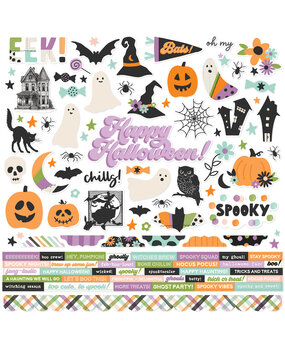 Simple Stories Spooky Things Cardstock Stickers (24902) (OUTLET)