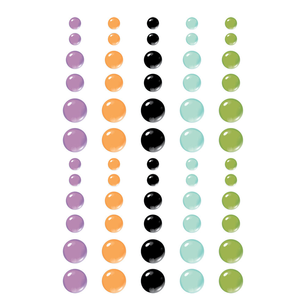 Simple Stories Spooky Things Glossy Enamel Dots (24922) (OUTLET)