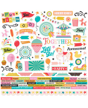Simple Stories Fun Times Cardstock Stickers (25002) (OUTLET)