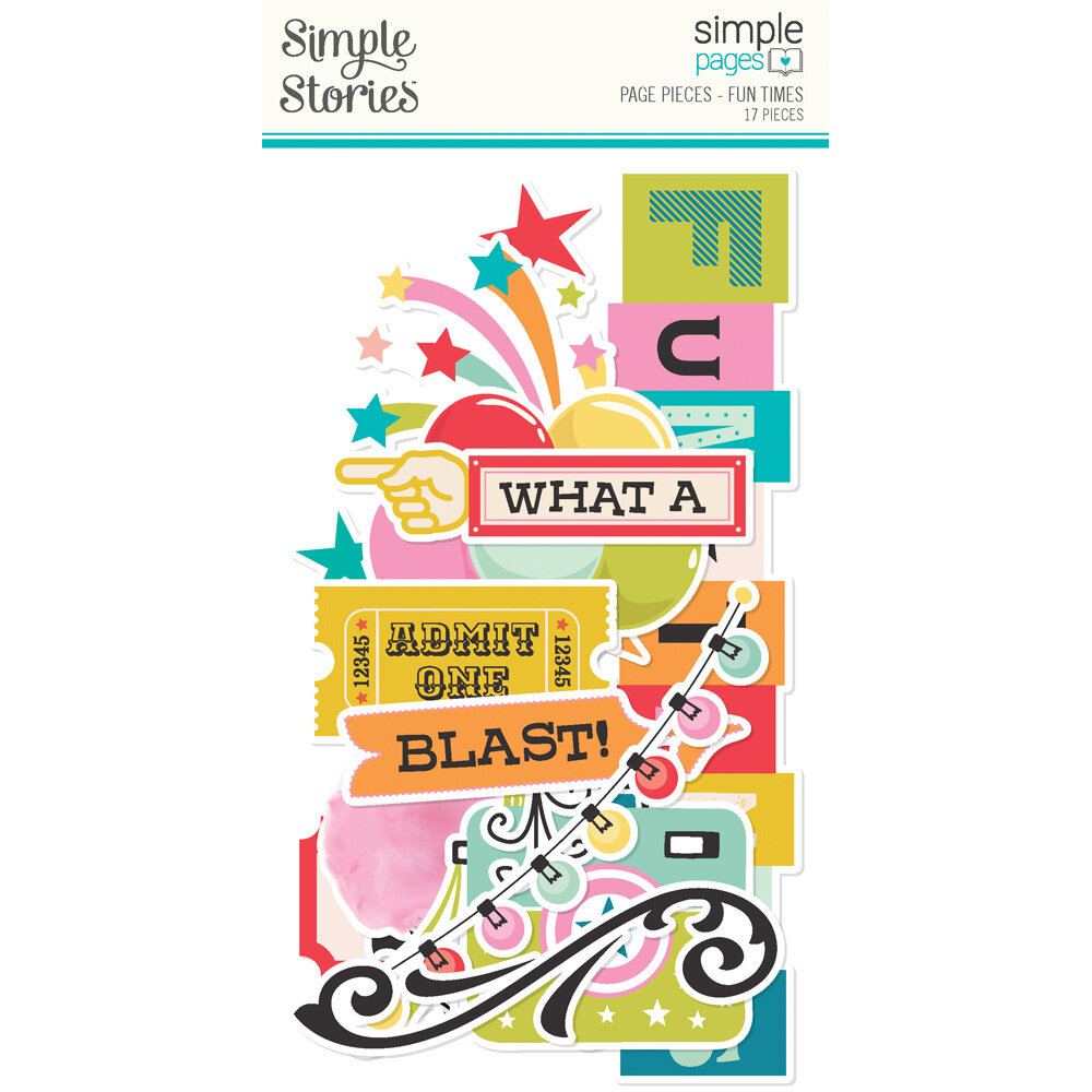 Simple Stories Fun Times Simple Pages Pieces (25024) (OUTLET)