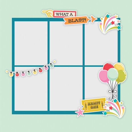 Simple Stories Fun Times Simple Pages Pieces (25024) (OUTLET)