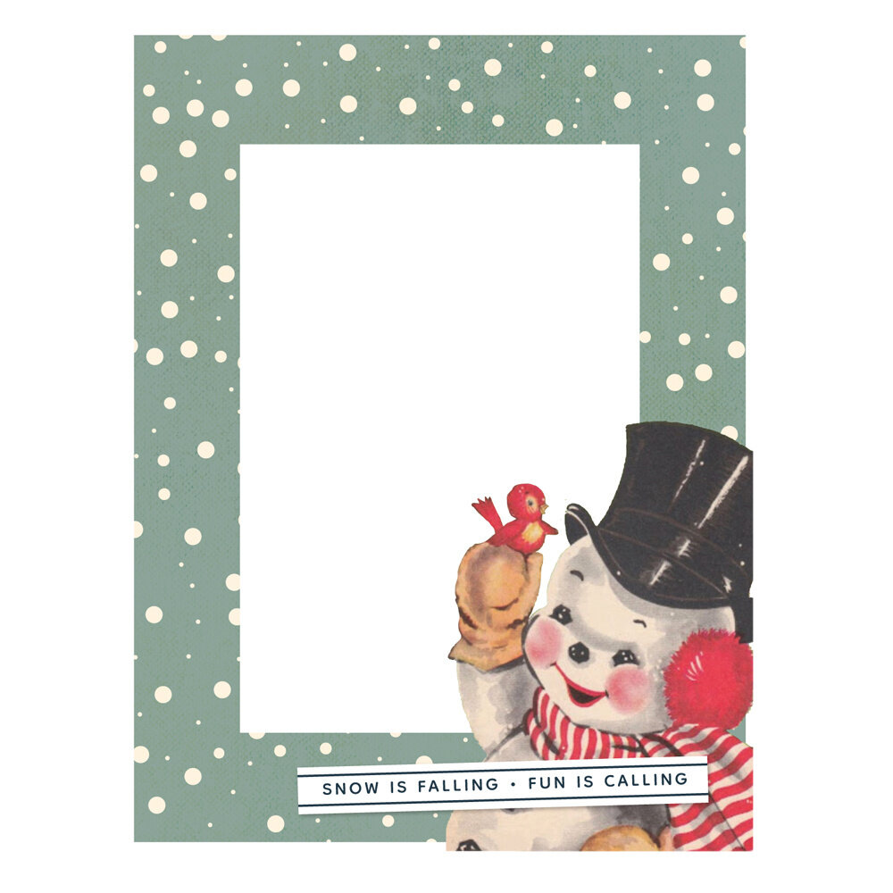Simple Stories Simple Vintage Flannel Season Chipboard Frames (25322) (OUTLET)