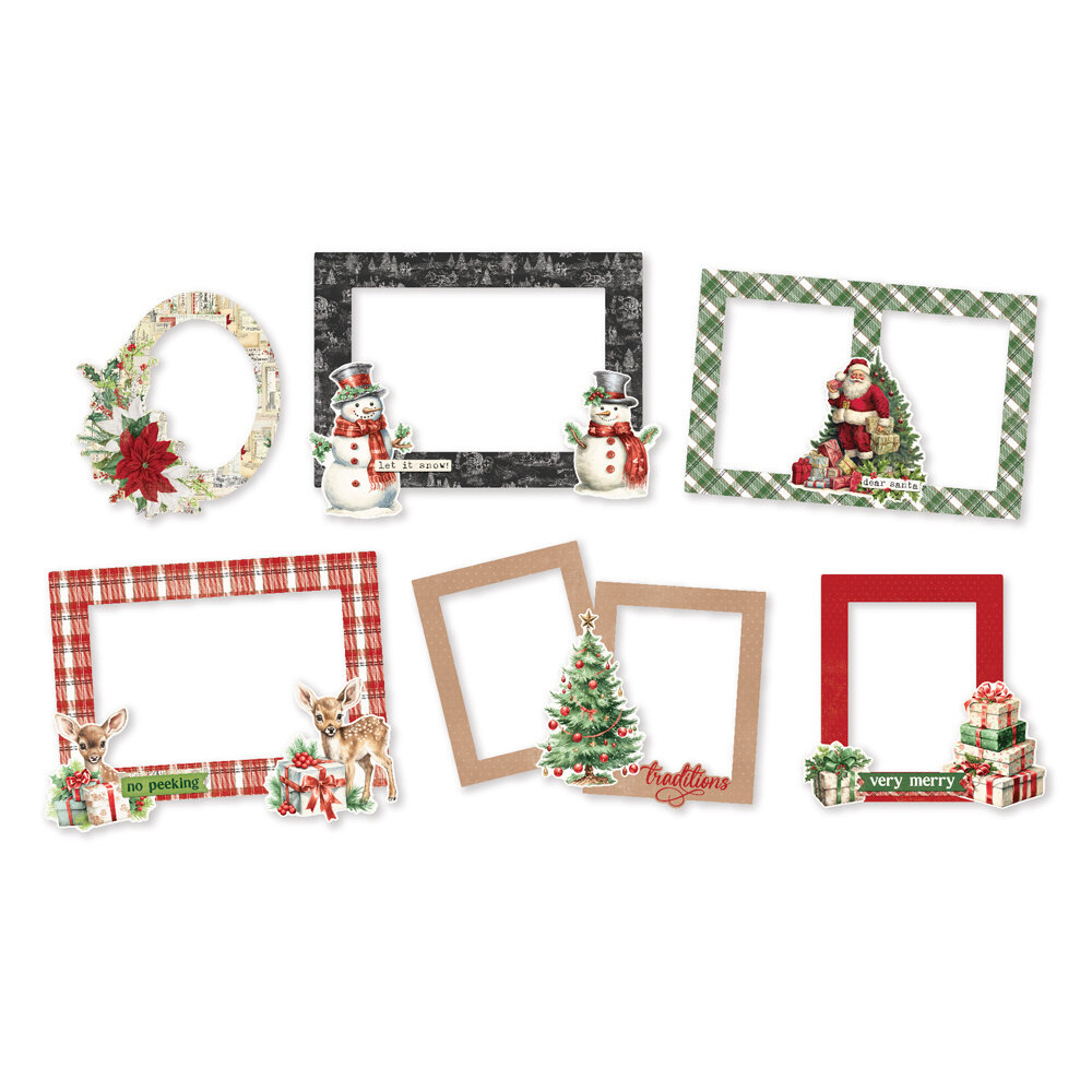 Simple Stories Simple Vintage Believe Chipboard Frames (25531) (OUTLET)