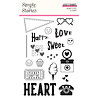Simple Stories Heart Eyes Clear Stamps (SIS19415) (OUTLET)
