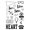 Simple Stories Heart Eyes Clear Stamps (SIS19415) (OUTLET)
